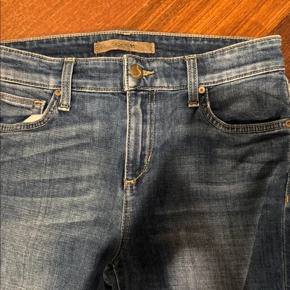 Joe’s Jeans The Iconic mid rise skinny ankle jeans with tulip fringe hem - Picture 6 of 13